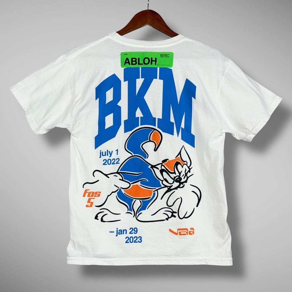 Virgil Abloh BKM FOS Graphic T Shirt Adult Small‎ Brooklyn Museum Short Sleeve - Picture 3 of 12